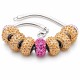 Apyrankė moterims DiamondSky „BeCharmed Pavé IV (Jonquil & Fuchsia)“ su Swarovski kristalais