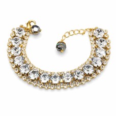 Apyrankė moterims DiamondSky „Crystal Shackle“ su Swarovski kristalais