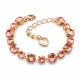 Apyrankė moterims DiamondSky „Klasika IV (Rose Peach)“ su Swarovski kristalais