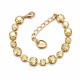 Apyrankė moterims DiamondSky „Klasika IV (Golden Shadow)“ su Swarovski kristalais