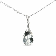 Sidabrinis pakabukas „Baroque“ su Swarovski® kristalais