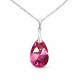 Серебряный кулон «Барокко (Rose Comet Argent Light)» с кристаллами Swarovski®