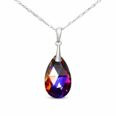 Sidabrinis pakabukas „Baroque (Volcano)“ su Swarovski® kristalais