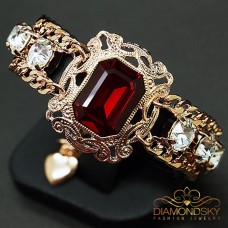 Apyrankė moterims DiamondSky „Countess Olga“ su Swarovski karoliukais