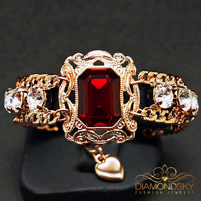 Браслет "Графиня Ольга" с кристаллами Swarovski®