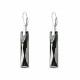 925 Sterling Silver Earrings “Deluxe” (Jet) embellished with Crystals by Swarovski®