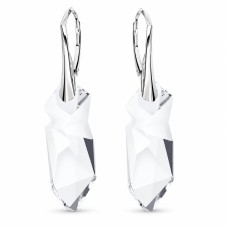 Sidabriniai auskarai moterims DiamondSky „Kaputt“ su Swarovski kristalais