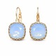 Earrings “Vintage V (Air Blue Opal)” created with Crystals by Swarovski®