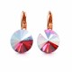 Серьги «Кларис II (Fuchsia Shimmer)» с кристаллами Swarovski®