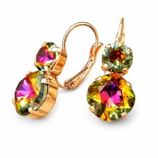 Серьги «Ослепительный Блеск VI (Volcano)» с кристаллами Swarovski®
