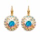 Earrings “Clarice IX (Aurora Borealis)” created with Crystals by Swarovski®