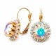 Earrings “Clarice IX (Aurora Borealis)” created with Crystals by Swarovski®