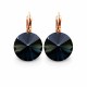 Auskarai moterims DiamondSky „Clarice II (Graphite)“ su Swarovski kristalais