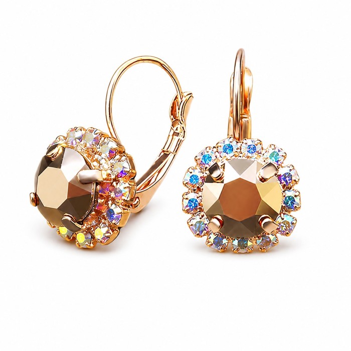 Jewelry Set “Glory II (Rose Gold)” created with Crystals by Swarovski®