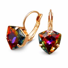 Auskarai moterims DiamondSky „Bermuda Triangle (Volcano)“ su Swarovski kristalais