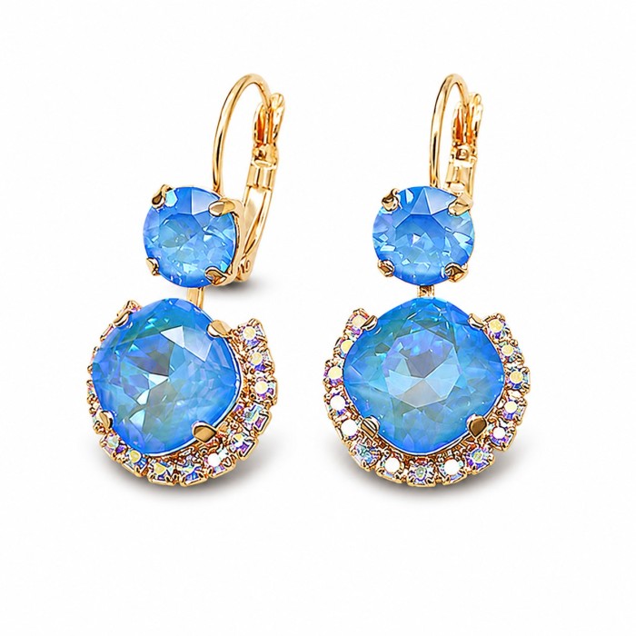 Jewelry Set “Clarice VI (Ocean DeLite)” created with Crystals by Swarovski®