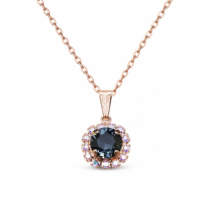 Jewelry Set “Glory II” (Graphite) dazzling with Crystals by Swarovski®