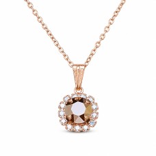 Pakabukas „Glory (Rose Gold)“ su Swarovski® kristalais