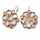 Auskarai moterims DiamondSky „Splendor (Rose Gold)“ su Swarovski kristalais