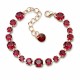 Браслет "Классика II (Ruby)" с кристаллами Swarovski®