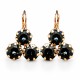Earrings “Crystal Lady II” (Graphite) embellished with Crystals by Swarovski®