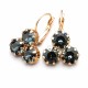 Earrings “Crystal Lady II” (Graphite) embellished with Crystals by Swarovski®