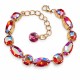 Браслет "Шик II (Light Siam Shimmer)" с кристаллами Swarovski®