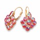 Earrings “Splendor (Light Siam Shimmer)” created with Crystals by Swarovski®