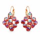Earrings “Splendor (Light Siam Shimmer)” created with Crystals by Swarovski®