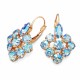 Earrings “Splendor” (Light Sapphire Shimmer) dazzling with Crystals by Swarovski®
