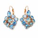 Earrings “Splendor” (Light Sapphire Shimmer) dazzling with Crystals by Swarovski®