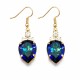 Серьги «Леонора (Bermuda Blue)» с кристаллами Swarovski®