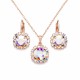 Jewelry Set “Glory II (Aurora Borealis)” created with Crystals by Swarovski®