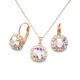 Jewelry Set “Glory II (Aurora Borealis)” created with Crystals by Swarovski®