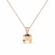 Pakabukas „Juno (Rose Gold)“ su Swarovski® kristalais
