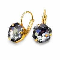 Earrings “Fantasy” (Silver Night) embellished with Crystals by Swarovski®