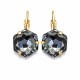 Earrings “Fantasy” (Silver Night) embellished with Crystals by Swarovski®