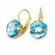 Auskarai moterims Diamond Sky „Fantasy (Aquamarine)“ su Swarovski kristalais