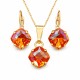 Комплект «Мистика (Astral Pink)» с кристаллами Swarovski®