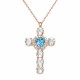 Pendant “For You” (Aquamarine) embellished with Crystals by Swarovski®