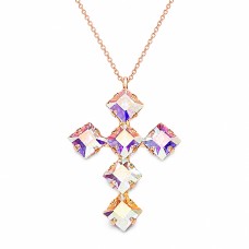 Pakabukas „Uni (Aurora Borealis)“ su Swarovski® kristalais