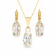 Papuošalų rinkinys moterims „Enigma“ su Swarovski® kristalais