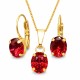 Комплект «Мистика II (Scarlet)» с кристаллами Swarovski®