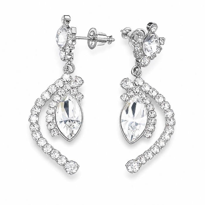 Earrings “J’Adore V” created with Crystals by Swarovski®