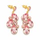 Auskarai moterims DiamondSky „Fillory Magic (Light Rose)“ su Preciosa® kristalais