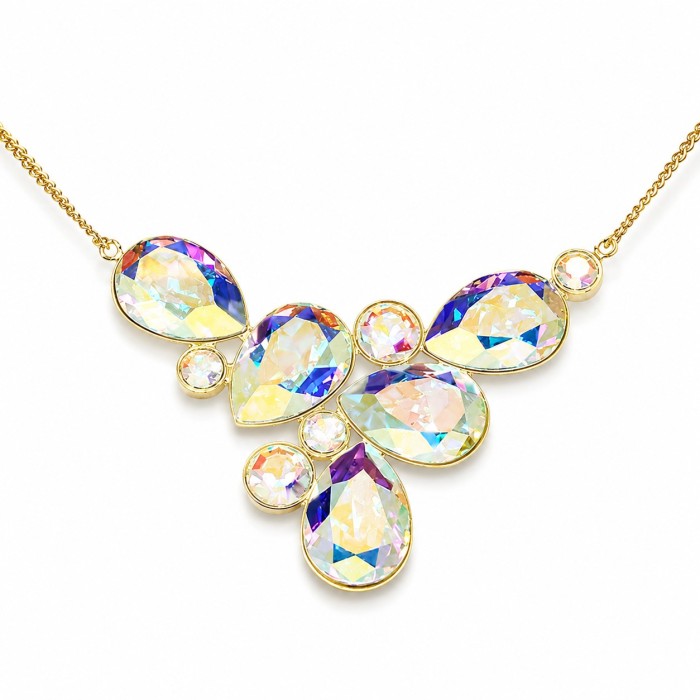 Pendant “Fillory Magic (Aurora Borealis)” created with Preciosa® crystals