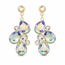 Earrings “Fillory Magic (Aurora Borealis)” with Preciosa® crystals