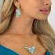 Papuošalų rinkinys moterims „Fillory Magic (Aqua Bohemica)“ su Preciosa® kristalais