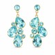Earrings “Fillory Magic (Aqua Bohemica)” with Preciosa® crystals