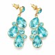 Earrings “Fillory Magic (Aqua Bohemica)” with Preciosa® crystals